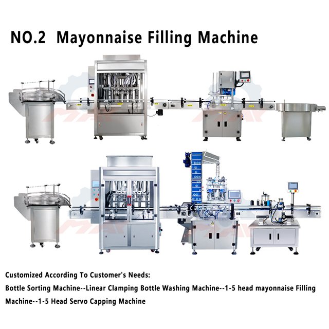 Mayonnaise Production Line Mayonnaise tomato chocolate sauce Making Filling Labeling and Sealing Machine