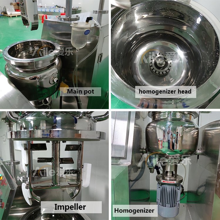 Face Cream Body Lotion Making Machine Emulsifying Laboratory 50L 10L Lotion Making Machine