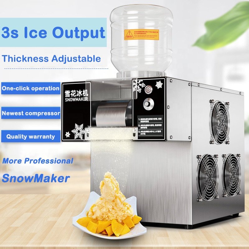 Hot Sales SnowMaker 360W 750W 1200W Stainless Steel Snow Ice Maker Machine