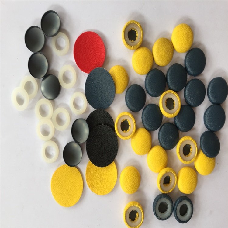 Hot sale semi auto upholstery fabric covered button making machine