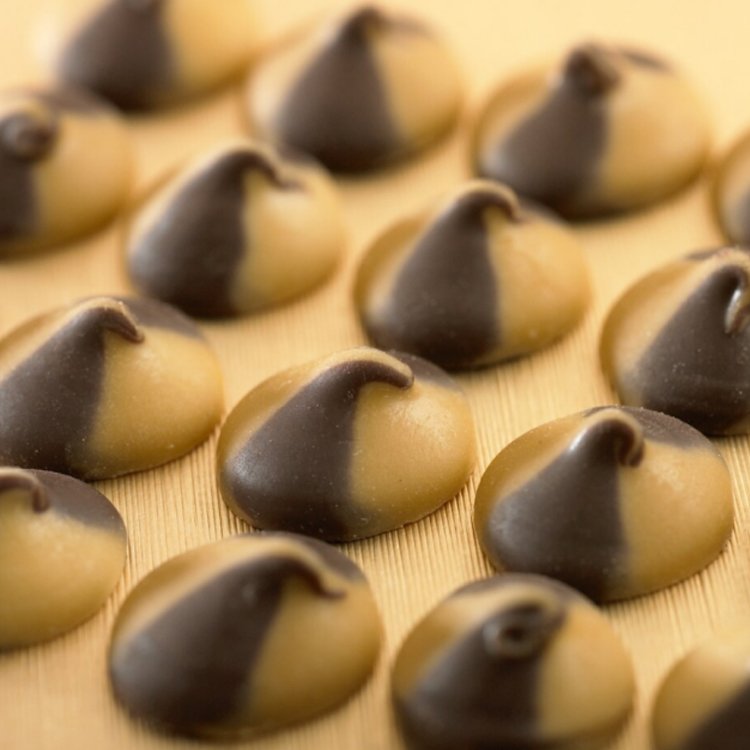New Chocolate Chips Buttons Depositor Machine Chips Machine Single/Double Color for Chocolate Chips Making
