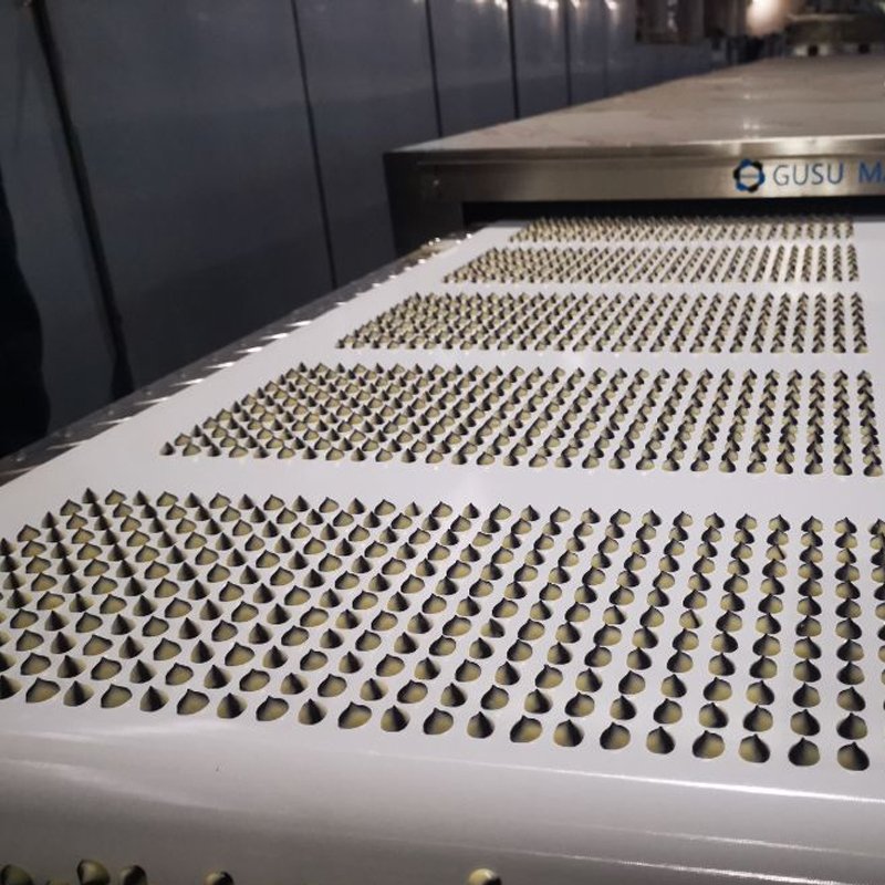 New Chocolate Chips Buttons Depositor Machine Chips Machine Single/Double Color for Chocolate Chips Making