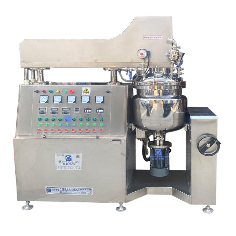 50L Vacuum Sealed High Shear Homogenizer Ointment Liquid Hydraulic Lift Mixer