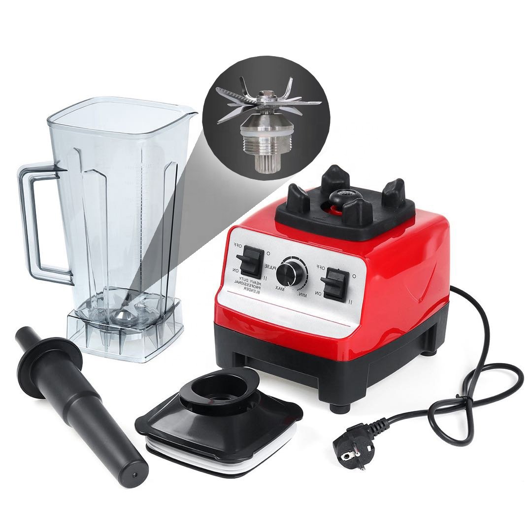 Silver Crest Blender 4500W 2L Large Capacity Speed Commercial Blender Juicer Fruit Mixer Portable Ice Smoothie Blenders 9525