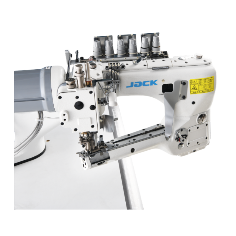 JACK 8740C Arm Type Lockstitch Sewing Machine Four Needle Six Thread Stitching Sewing Machine Sewing Yoga Clothes Baby Clothes
