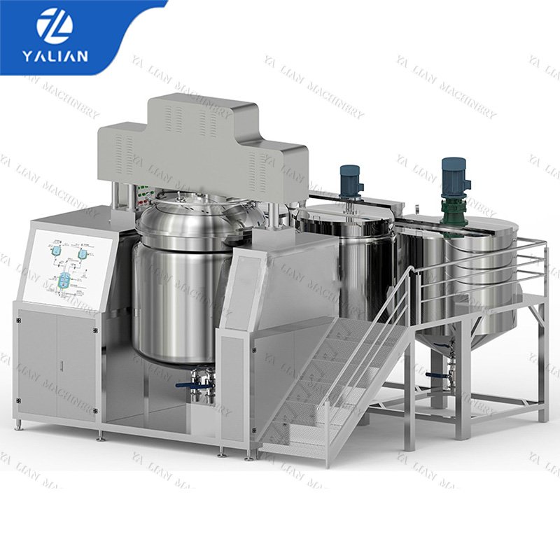 semi automatic portable top quality good price pneumatic lifting paint color honey blender dispersion mixer machine