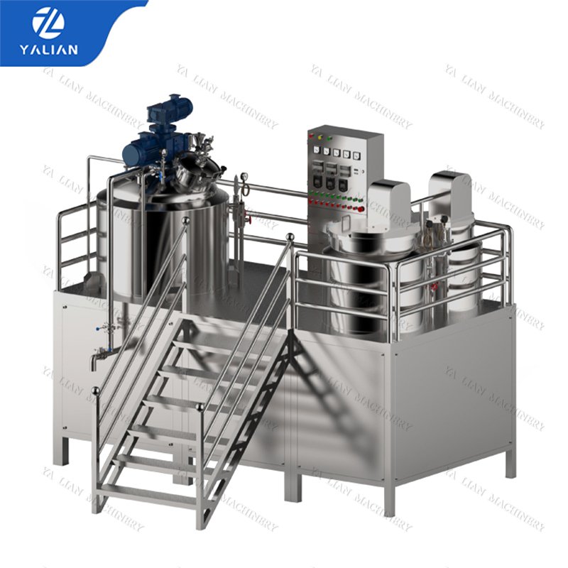 semi automatic portable top quality good price pneumatic lifting paint color honey blender dispersion mixer machine