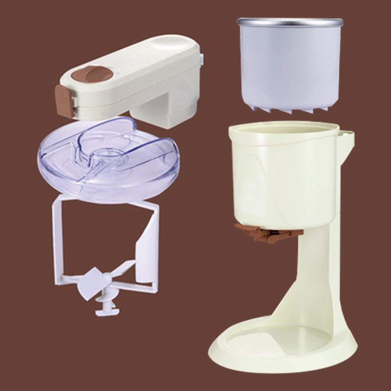 Trendy & Creative 800ML Home Use Soft Ice Cream Machine Easy to Carry for Yogurt Fruit Corn Roll Preparation for Restaurants