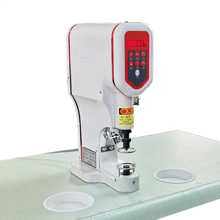 Snap Button Making Machine With Direct Drive Servo Motor And Oil Free