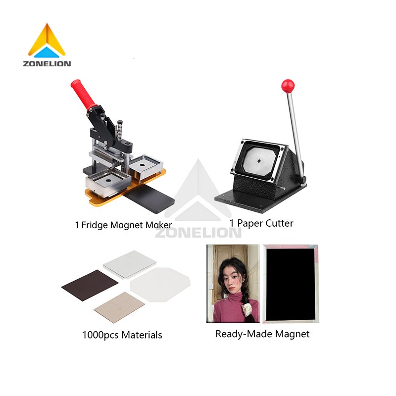 Custom photo fridge magnet button maker button machine kit plastic button making machines 65*90mm