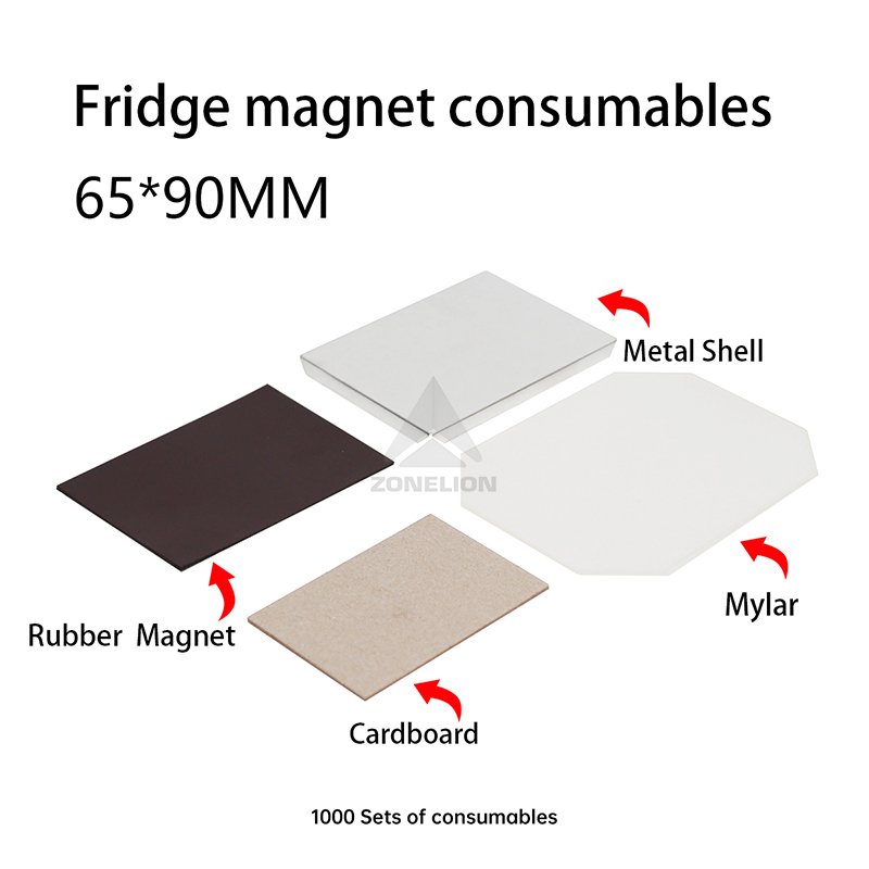 Custom photo fridge magnet button maker button machine kit plastic button making machines 65*90mm