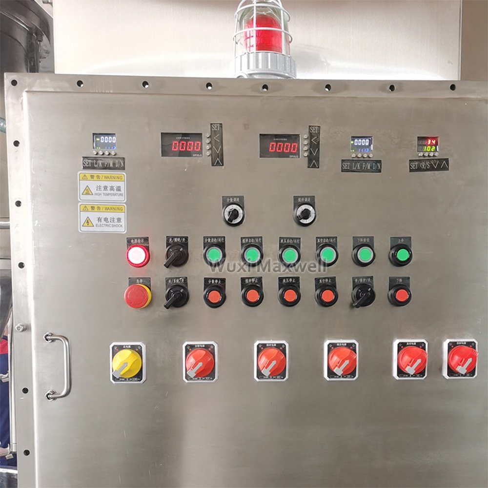 250L Silicone Glass Sealant Organic Silica Gel Mixing Making Machine Mixer With Dispersing Heating Cooling