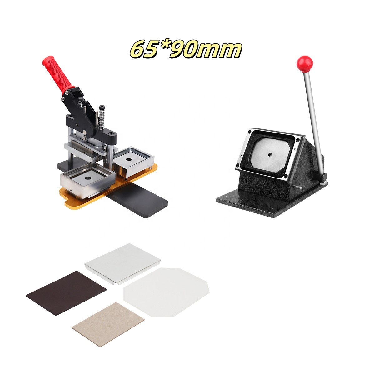 4 sizes and 3 designs rectangle button square school badge making machine,badge maker machine