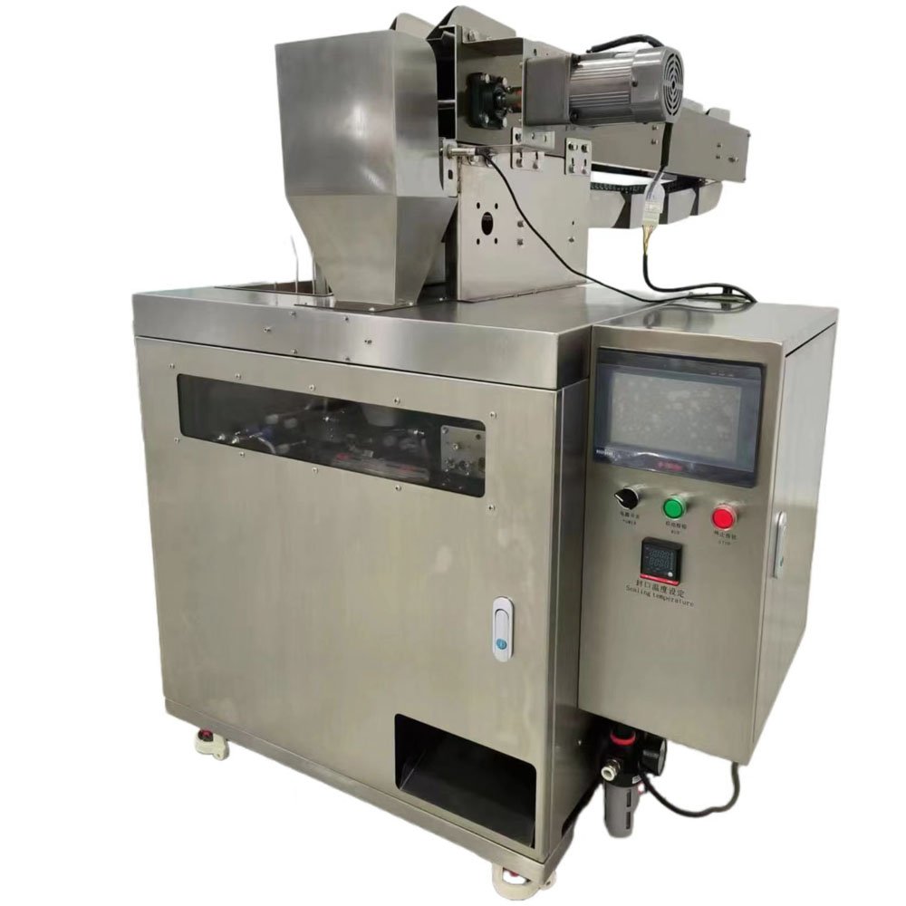 Automatic chain bucket screw button vertical bag prefabricated bag filling and sealing packaging machine