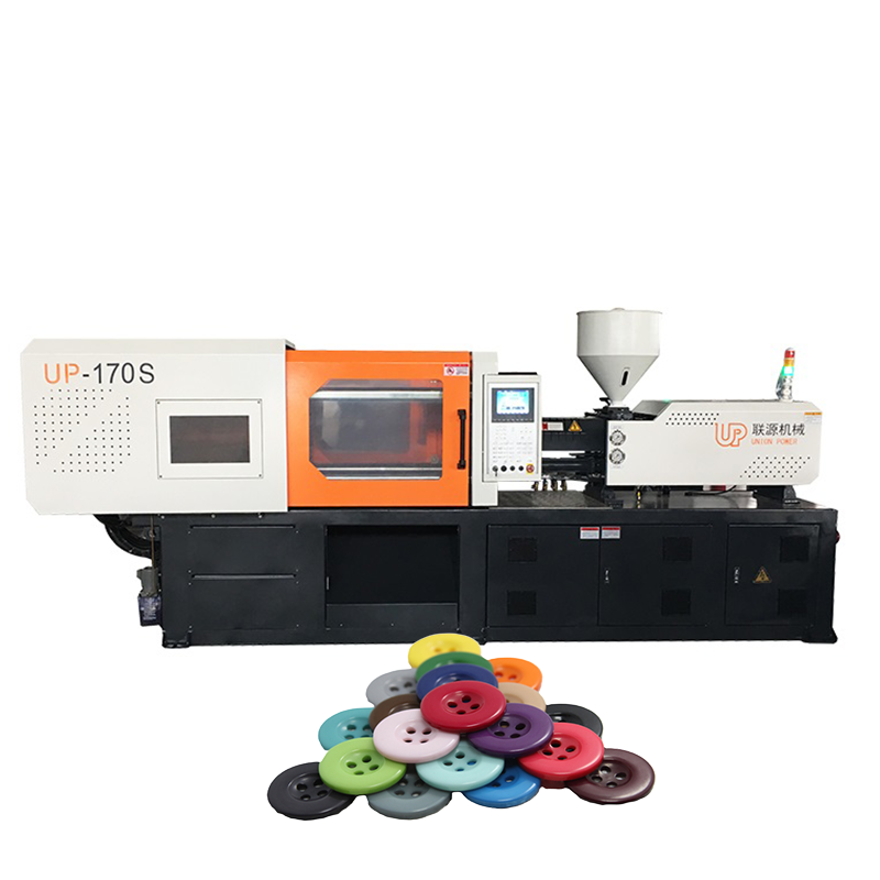 china brand injection molding machine for Colorful Resin Plastic Round Button 4 Holes