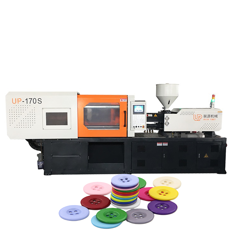 china brand injection molding machine for Colorful Resin Plastic Round Button 4 Holes