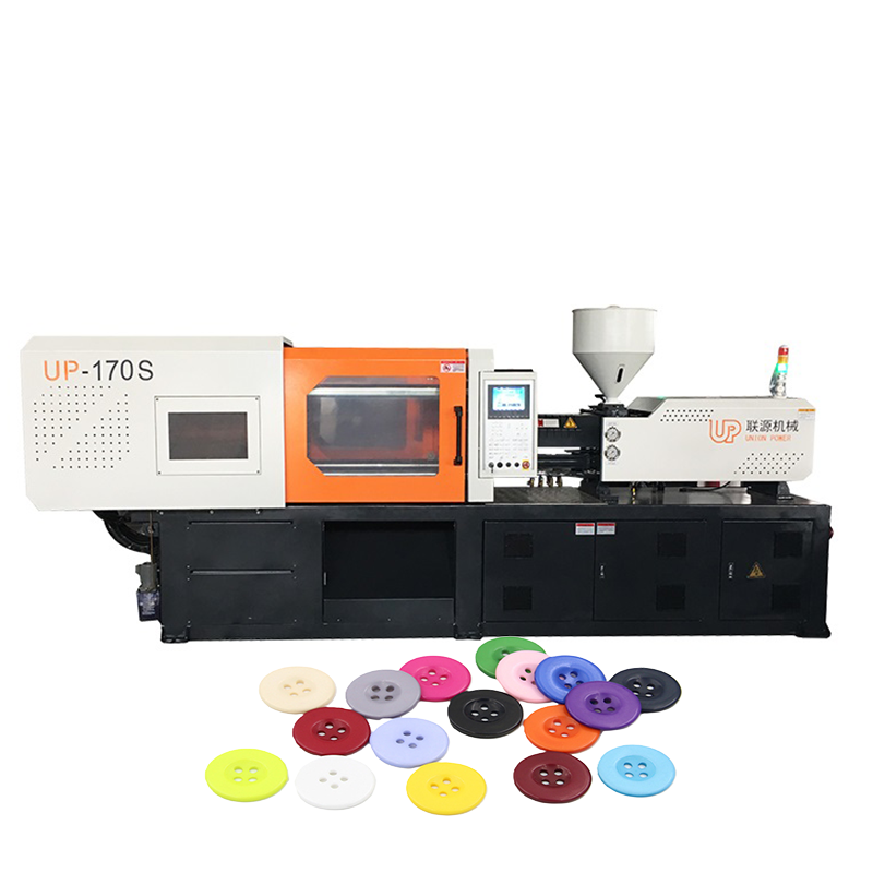 china brand injection molding machine for Colorful Resin Plastic Round Button 4 Holes