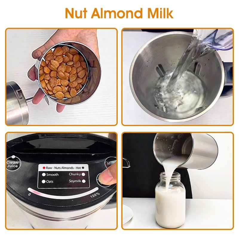 Multifunction Kitchen Appliances 1.5L Automatic Soy Bean Milk Maker Machine Blender With Stainless Filter Strainer