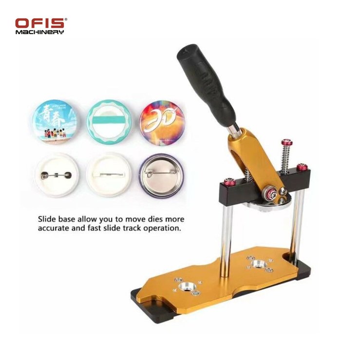 Different Size Mold Chest Machine with Metal Rotary Body Design Button Making Machines