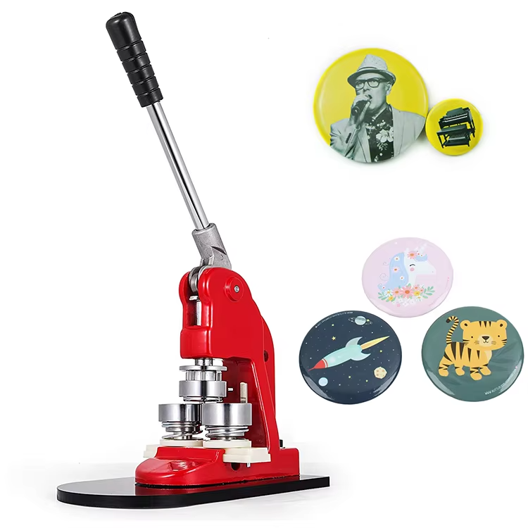 ZEQUAN steel High Quality DIY Metal round Button Badge Making Machine Manual Button Badge Button Maker Machine for handmade