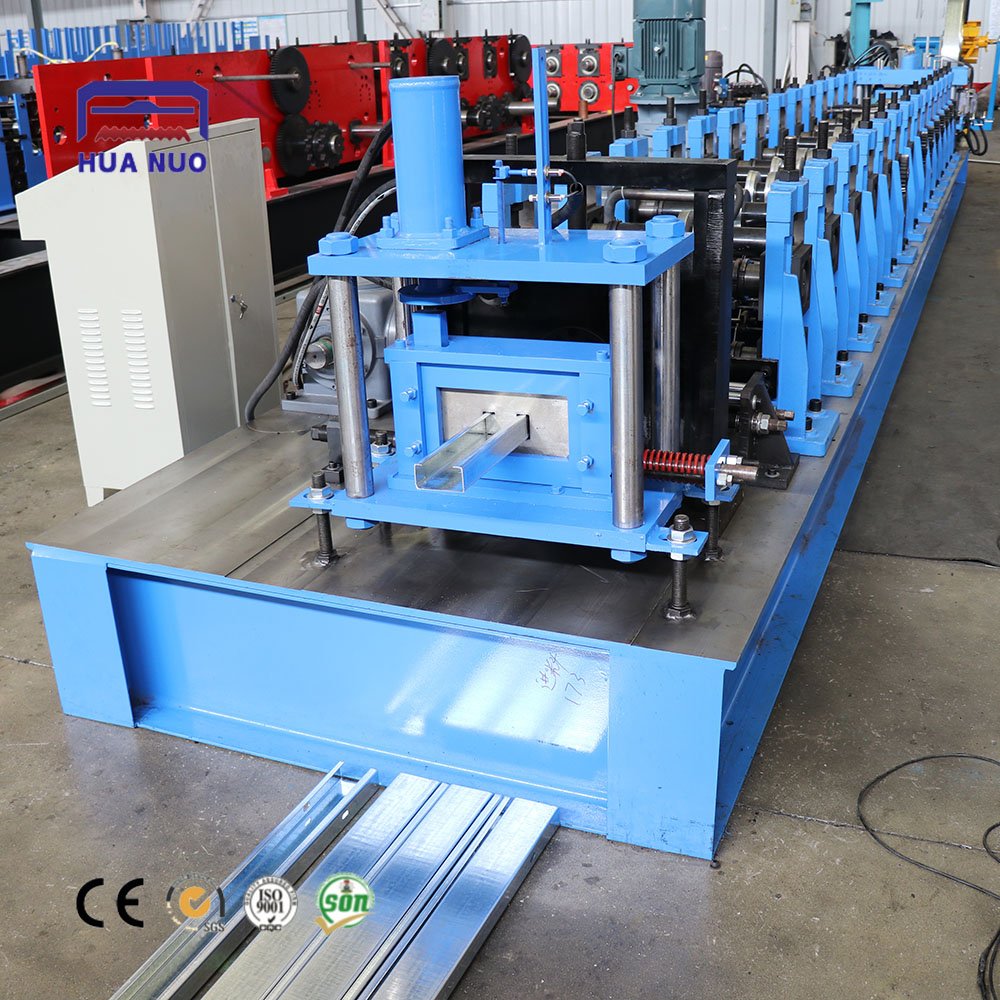 Photovoltaic stand C Shaped Steel Roll Forming Machine Light Profile Steel Frame Purlin Machines