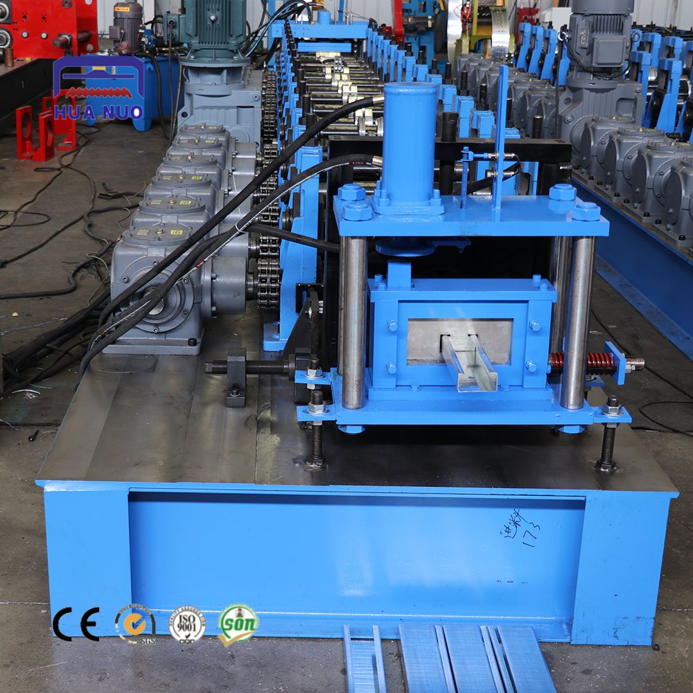Photovoltaic stand C Shaped Steel Roll Forming Machine Light Profile Steel Frame Purlin Machines