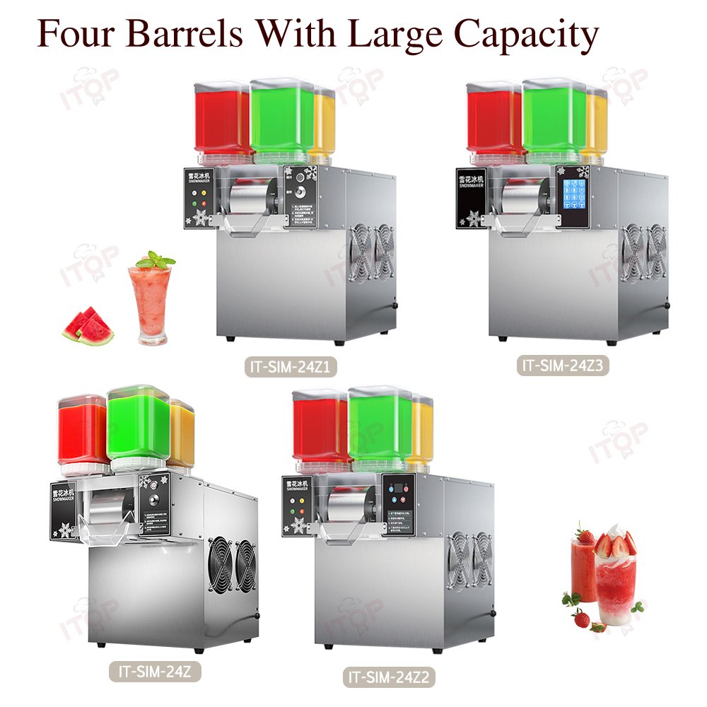 New Soft Ice Machine Snowflake Ice Machine Korean Flake Snow Ice Shaver Machine 750W For Commercial