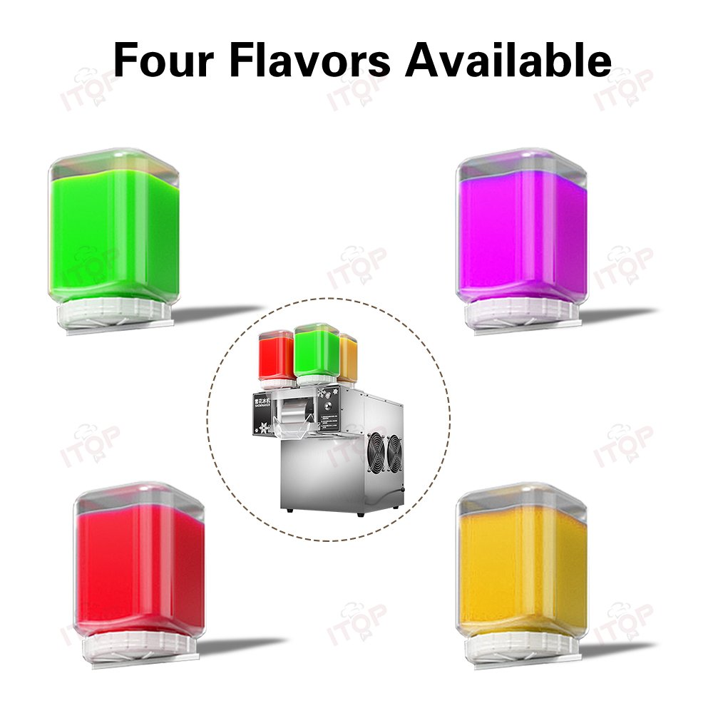 New Soft Ice Machine Snowflake Ice Machine Korean Flake Snow Ice Shaver Machine 750W For Commercial