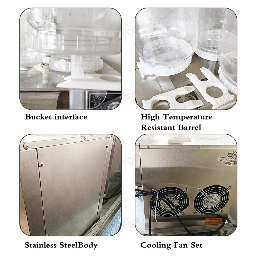 New Soft Ice Machine Snowflake Ice Machine Korean Flake Snow Ice Shaver Machine 750W For Commercial