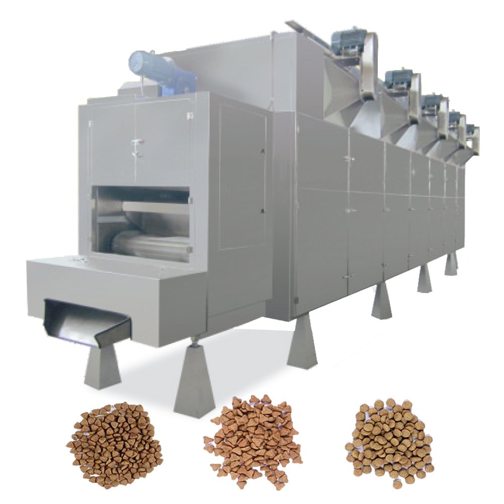 Fully Automatic Dry Dog Cat Pet Food Production Line Animal Feed Pellet Making Machine With Twin Screw Extruder
