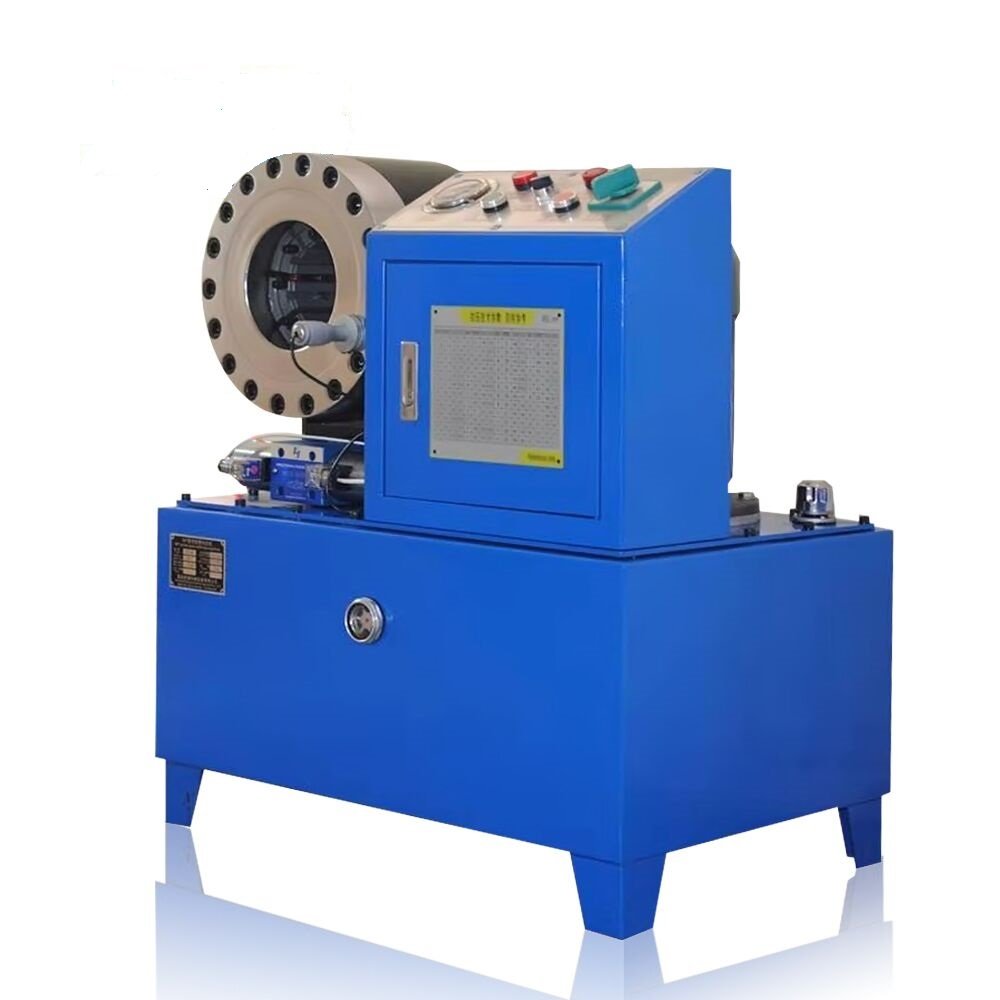 Automatic 2" inch 6-51mm hydraulic hose crimper P20 hose shock absorber final assembly crimping pressing machine
