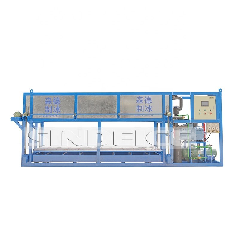 SINDEICE 2024 New 3 Ton Water Cooling Directly Block Ice Machine for Sale