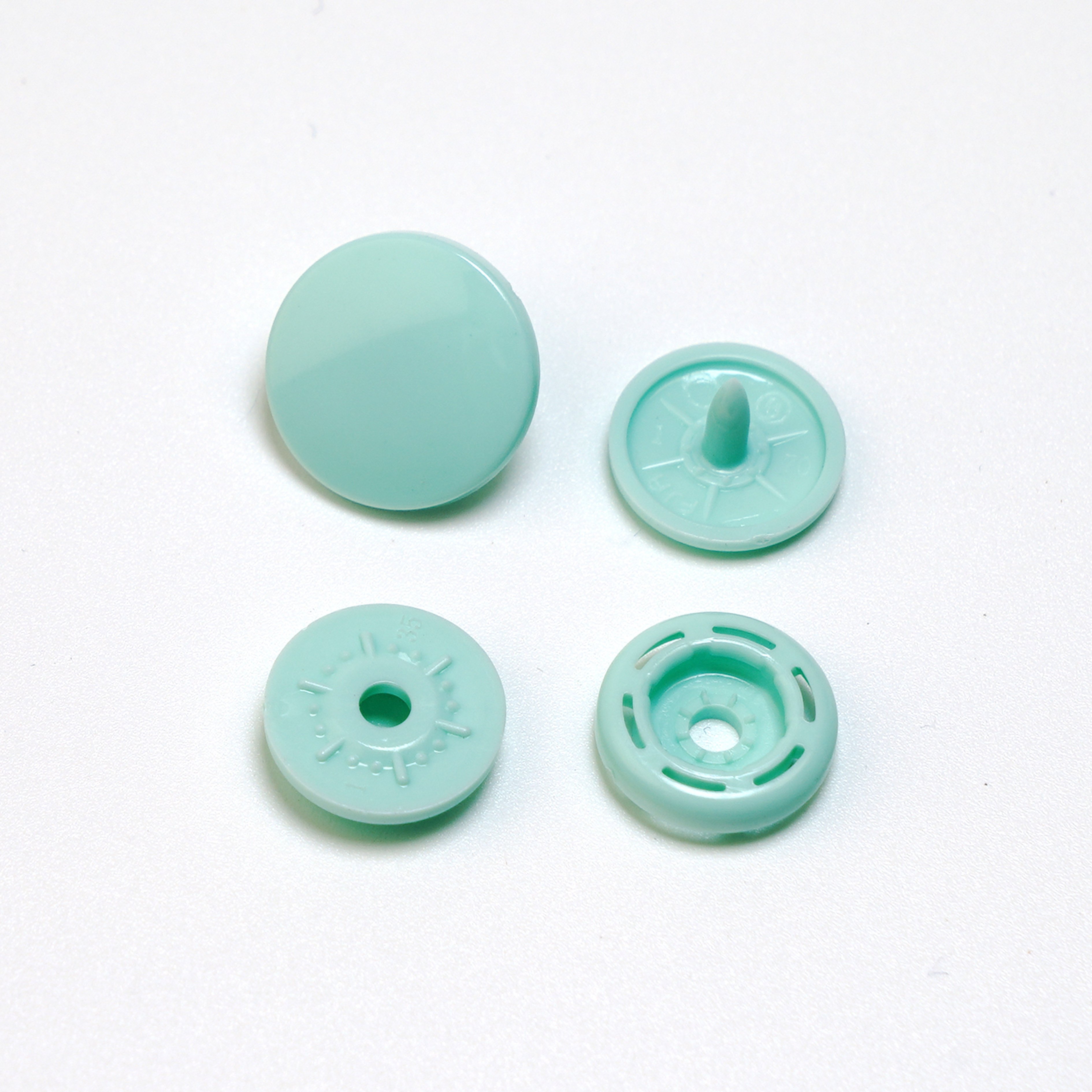 snap-fastener snap button Plastic four in one buckle T3/T5/T8/T15 Shoot the button Shoot the button Smooth four in one buckle