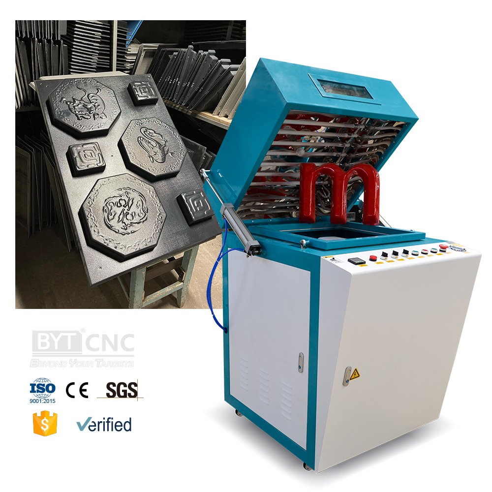BYTCNC Acrylic Plastics Bathtub Vacuum Thermoforming Forming Machine For Making Blister Characters Words