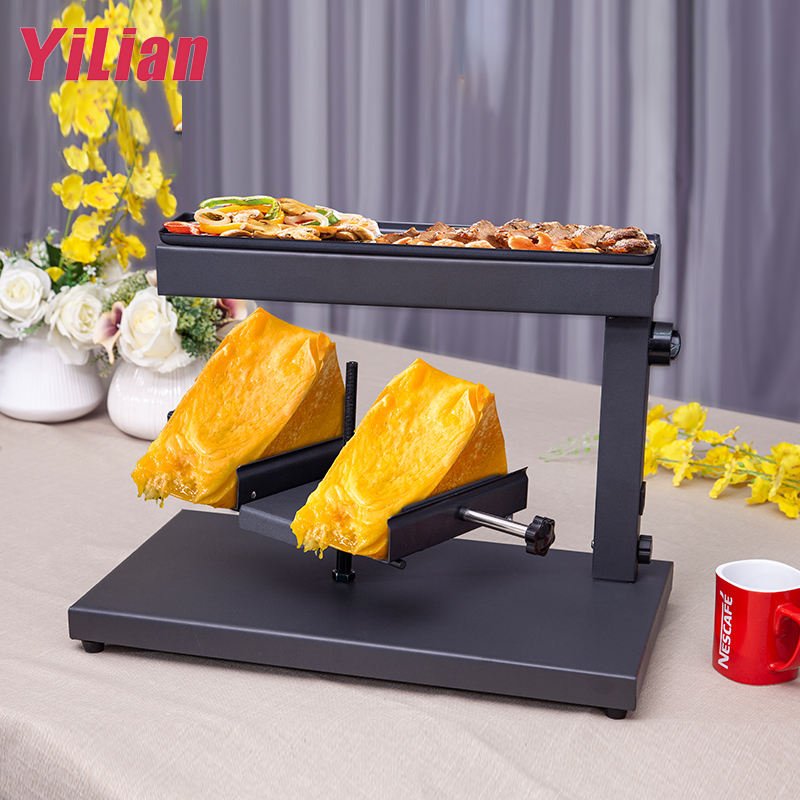 2024 Non-stick surface table top chocolate warm making plate cheese melting machine
