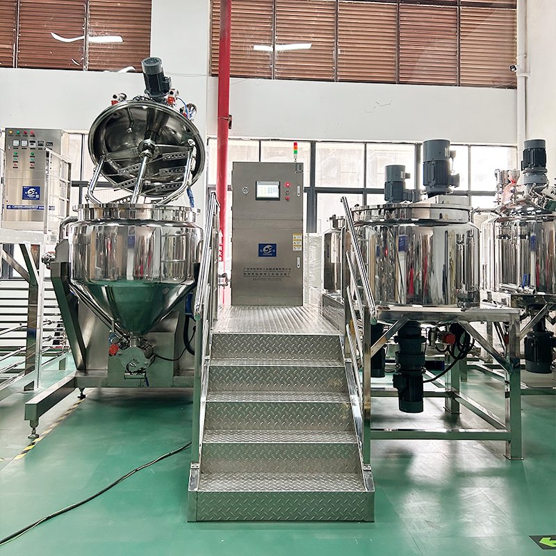 Emulsifier Mixer Machine Vacuum Homogenizer for Chemical Mayonnaise Making Mixing Equipment