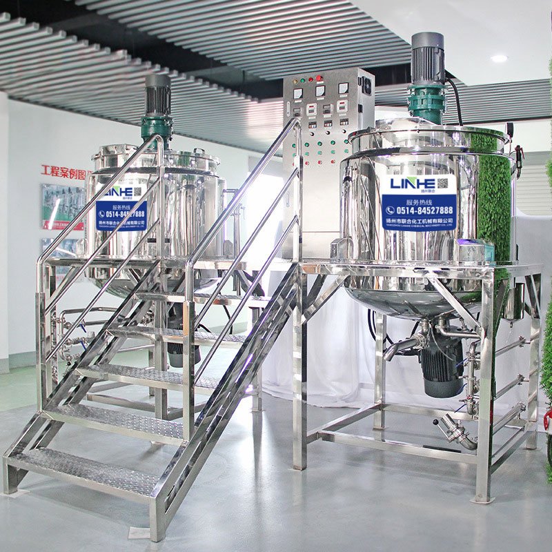 Liquid Soap Detergent Making Machine Mixer Shower Shampoo Gel Bleach Hand Sanitizer Mixing Tank Mixer Machines