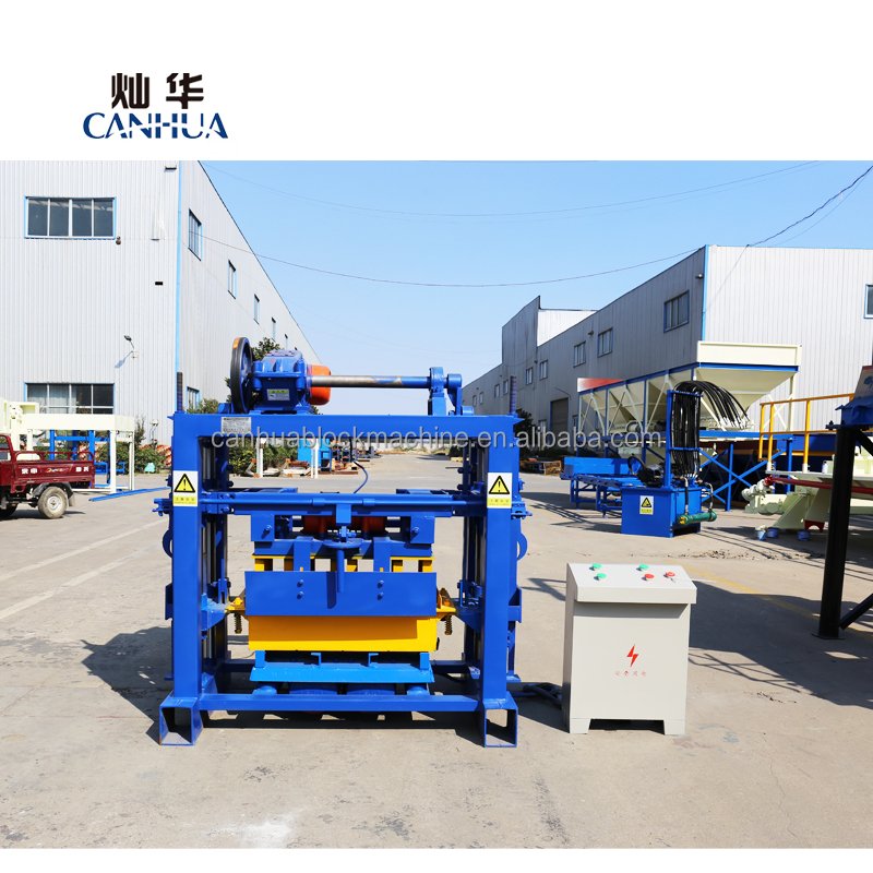 QT40-1 Semi-automatic, Electric Control Cabinet button Control,small Hallow Block making machine