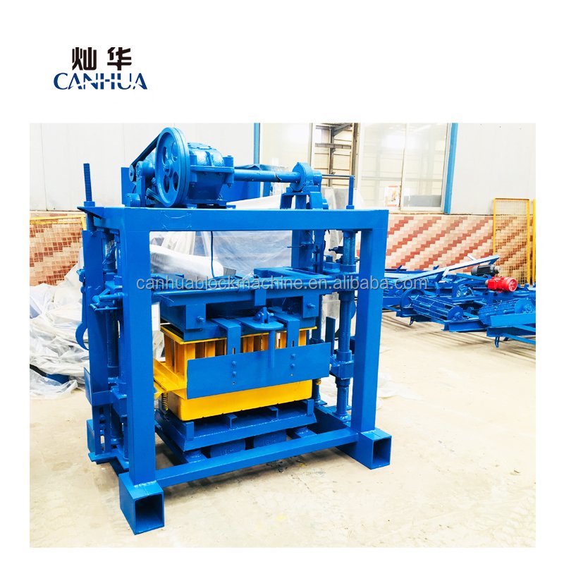 QT40-1 Semi-automatic, Electric Control Cabinet button Control,small Hallow Block making machine