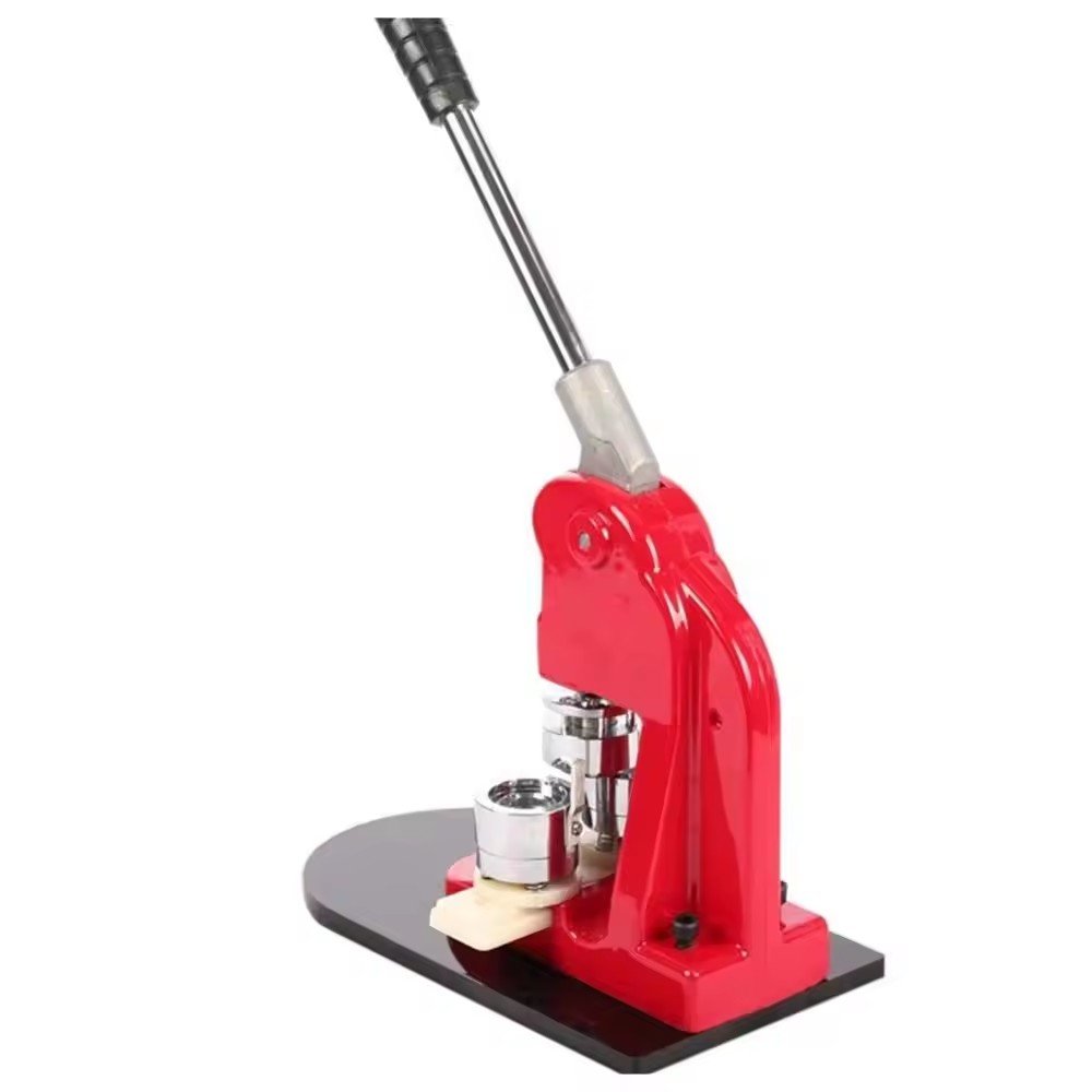 Mini High Quality Custom Plastic & Metal Badge Maker Machine for Pin Badge Making