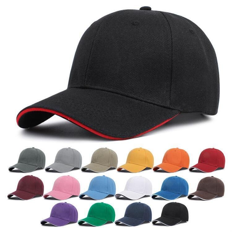 Custom Unisex Cotton Soft Mesh Running Baseball Cap 6 Panel Trucker Ball Hat With Leather Patches Logo