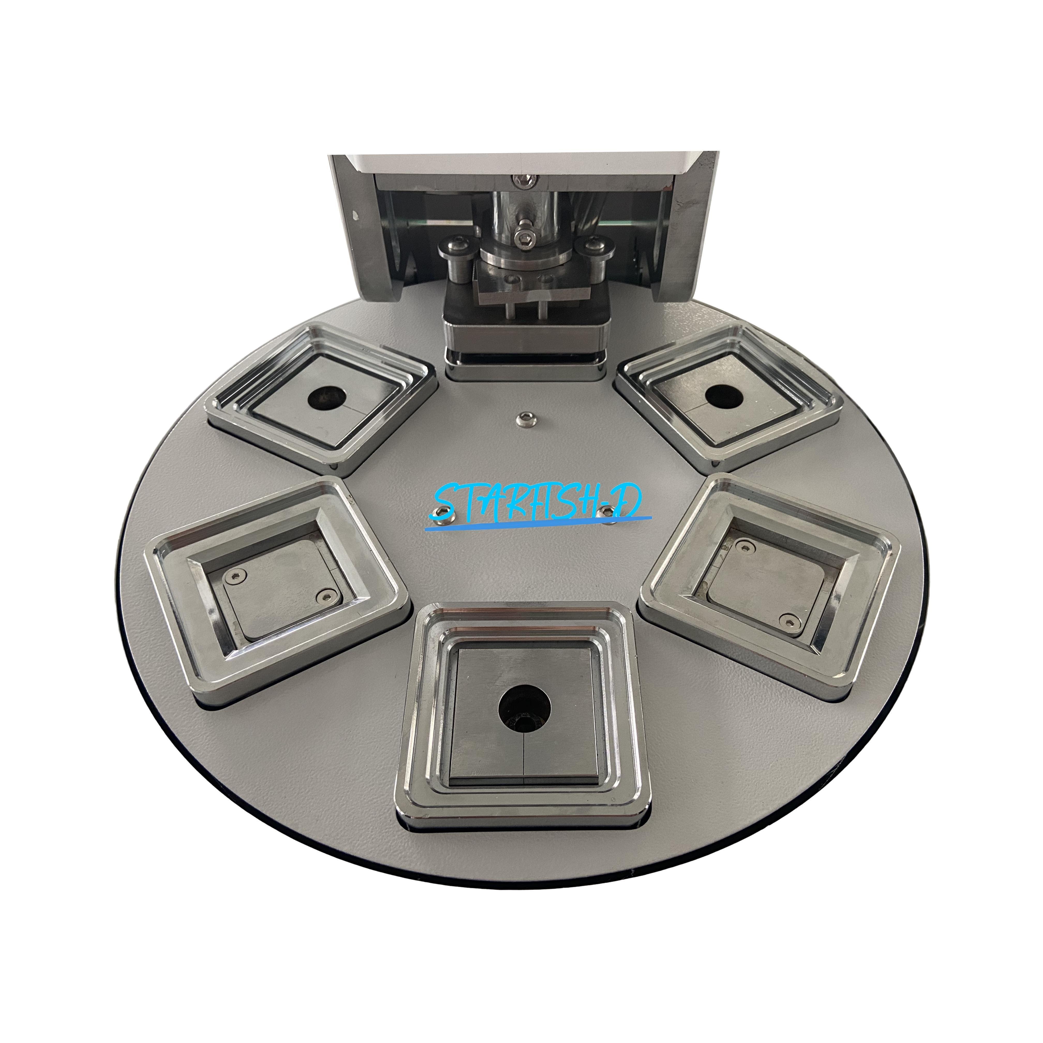 Semi-automatic Ppx Pneumatic Machine Fridge Magnet Pin Badge Making For Size 50*50mm (2*2inch)