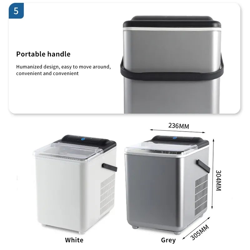 Cost-effective OEM/ODM 1.8L Energy Saving 12-15Kg/Day Ice Maker Ice Making Machine Used for Home in Summer