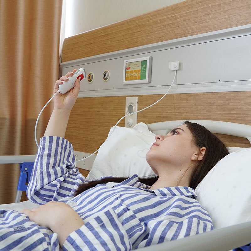 Good Quality Nurse Call Button Device Making Machinery Emergency Call AC 220V 50hz Wireless Class I Plastic Yarward White