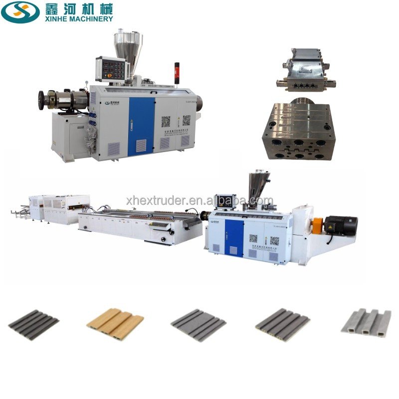 160-button PVC grille board production line/bamboo fiber cladding wall panel manufacturing machine