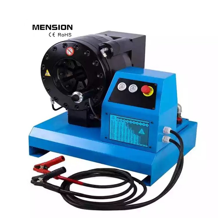 New Design 2inch Making High Pressure Hose Press Cable Pipe Fitting Machine 12V Hydraulic Hose Crimping Machine For Sale