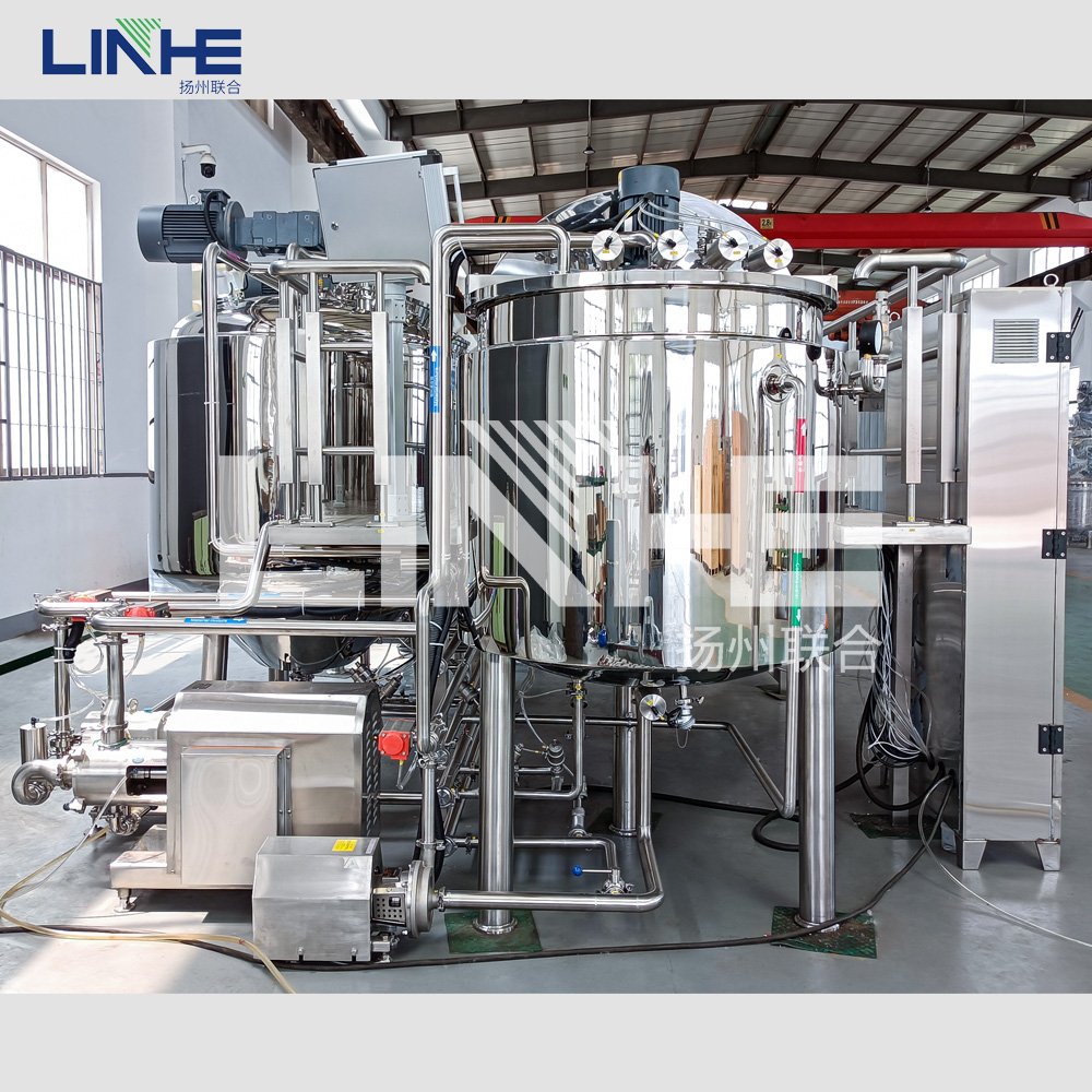 sauce making machines Vacuum Emulsifying Mixer ketchup cosmetics machines mayonnaise making machine