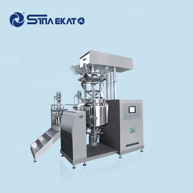 Facial Cream Vacuum Homogenizing Emulsifying Mixer Machine Lotion Sunscreen Cosmetic Production Processing Mixing Tank Equipment