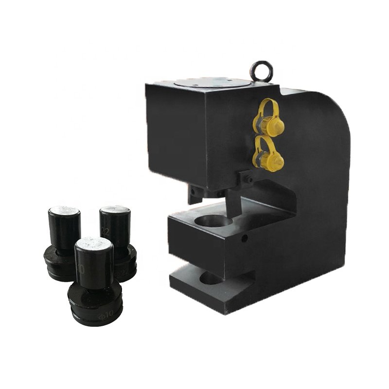 Wholesale Mini Pneumatic Hole Punching Machine for Plastic Two Hand Safety Push Buttons 50 Kn 5 Tons 0.3-0.8MPA 240*340mm Accept