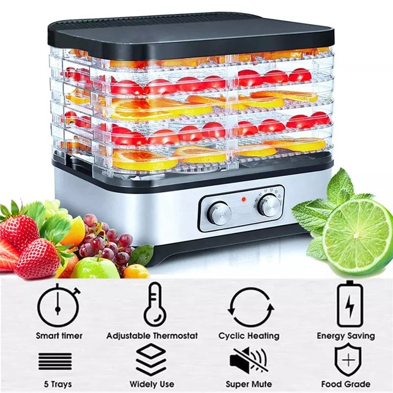 220V 450W Home 5 Layer AS Trays Fruit Dryer MINI Food Dehydrator